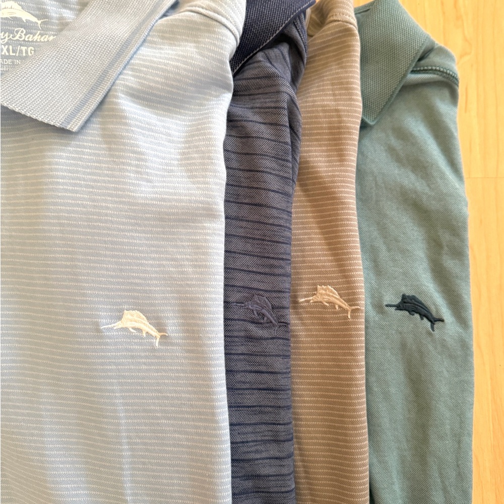 Five Men’s Polo Shirts XL